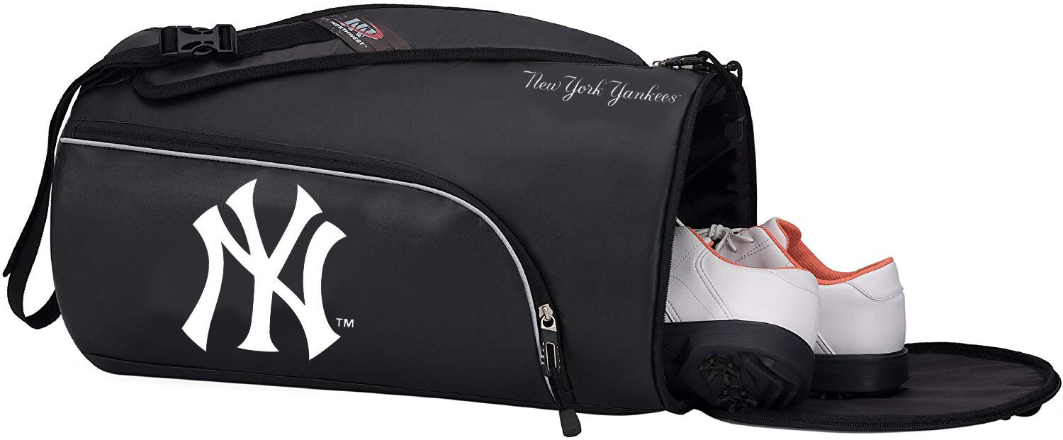 New MLB New York Yankees Squadron Premium Duffel Bag Gym Bag Training Bag