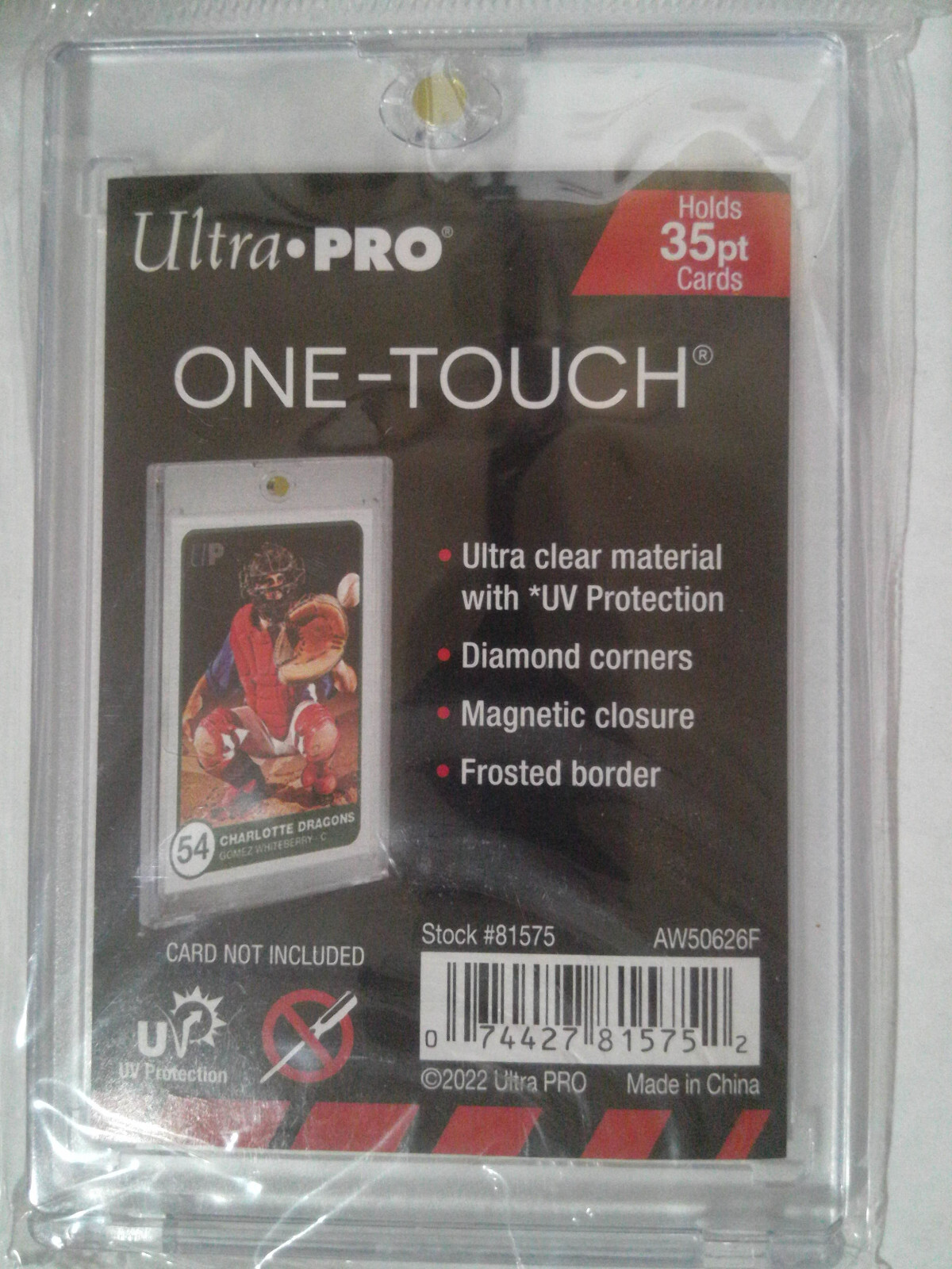 Ultra PRO 35pt One Touch Magnetic Trading Card Holder UV Protection New