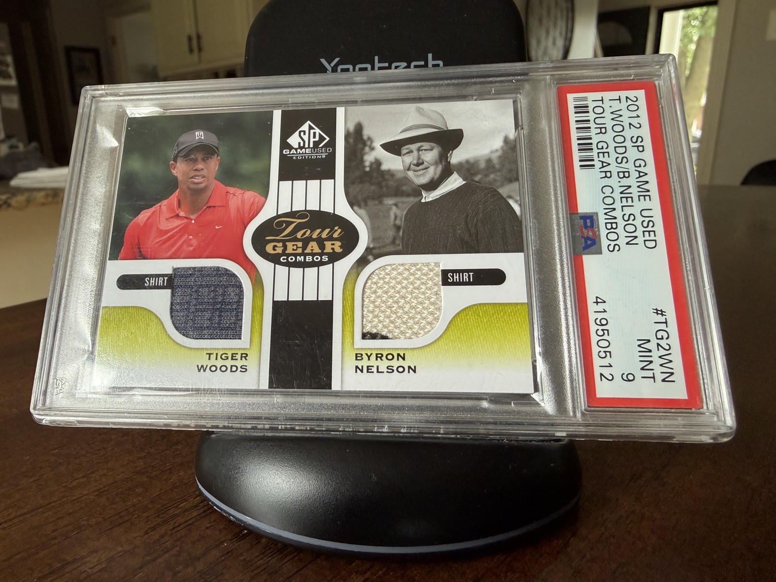 2012 Upper Deck SP Game Used Tiger Woods-Byron Nelson Patch #TG2-WN POP 6