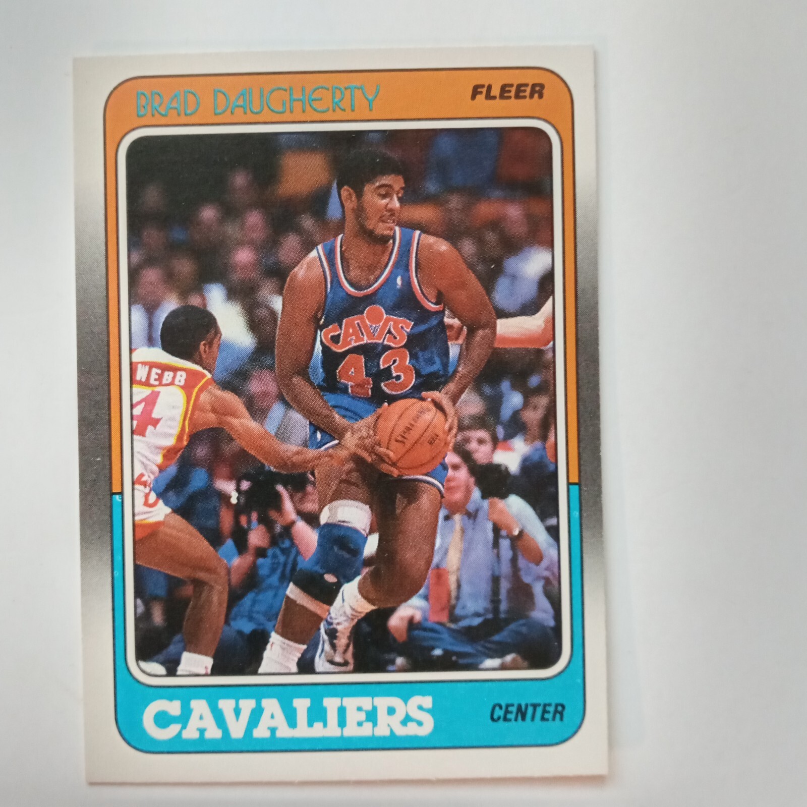 1988-89 Fleer #22 Brad Daugherty Cleveland Cavaliers