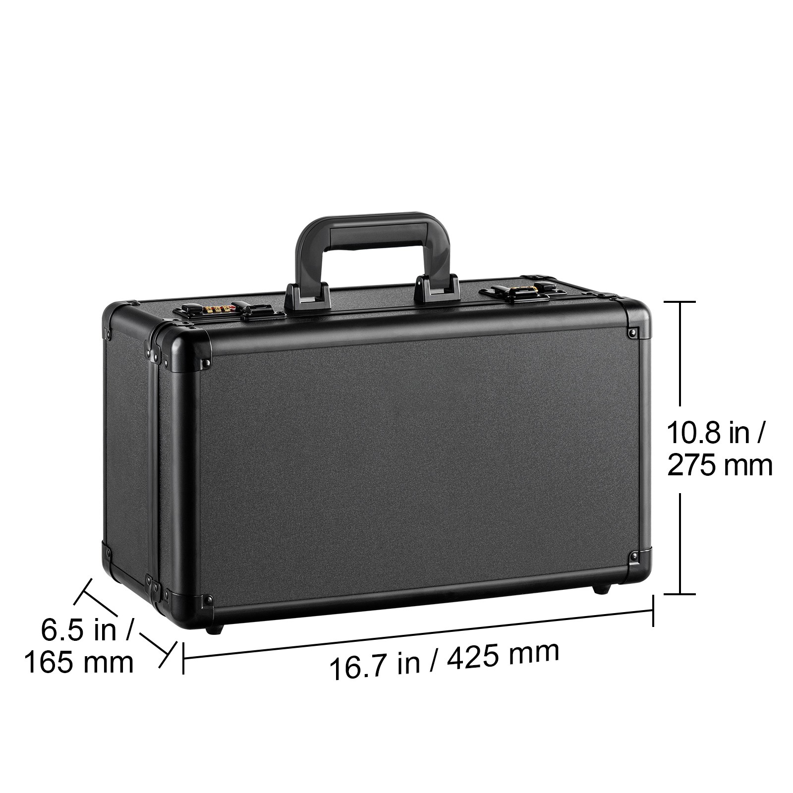 VEVOR 120 PSA Graded Card Storage Box 4 Slots Sports Card Holder Case Coded Lock