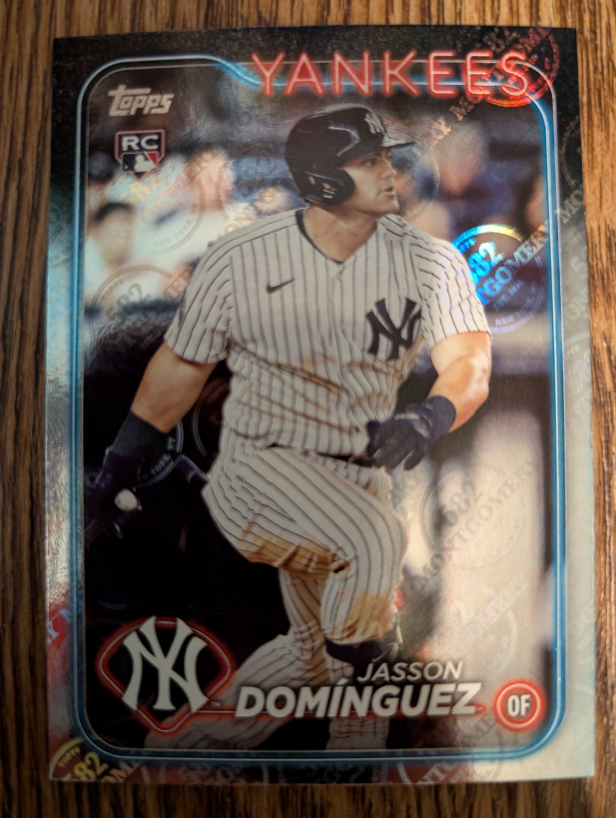 JASSON DOMINGUEZ 2024 Topps Series 1 One 582 Montgomery FOIL RC #60 Card PWE