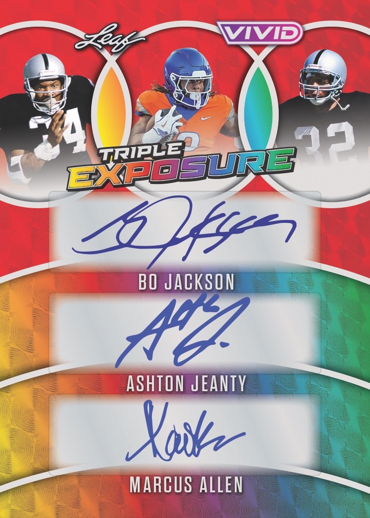 2025 Leaf Vivid Football Factory Sealed Hobby Box