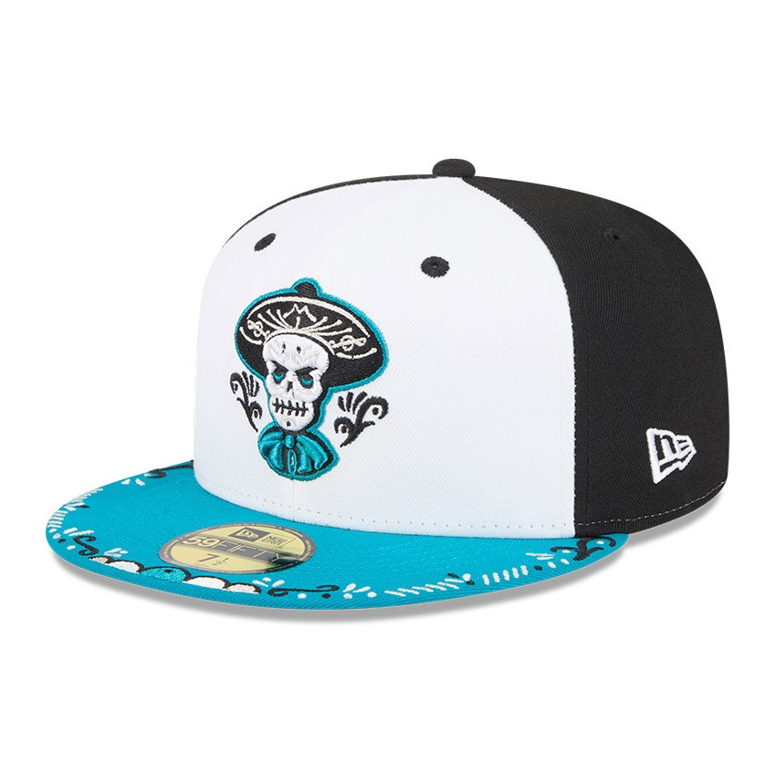 Men’s New Era White/Light Blue Albuquerque Isotopes 2026 Copa De La Diversion