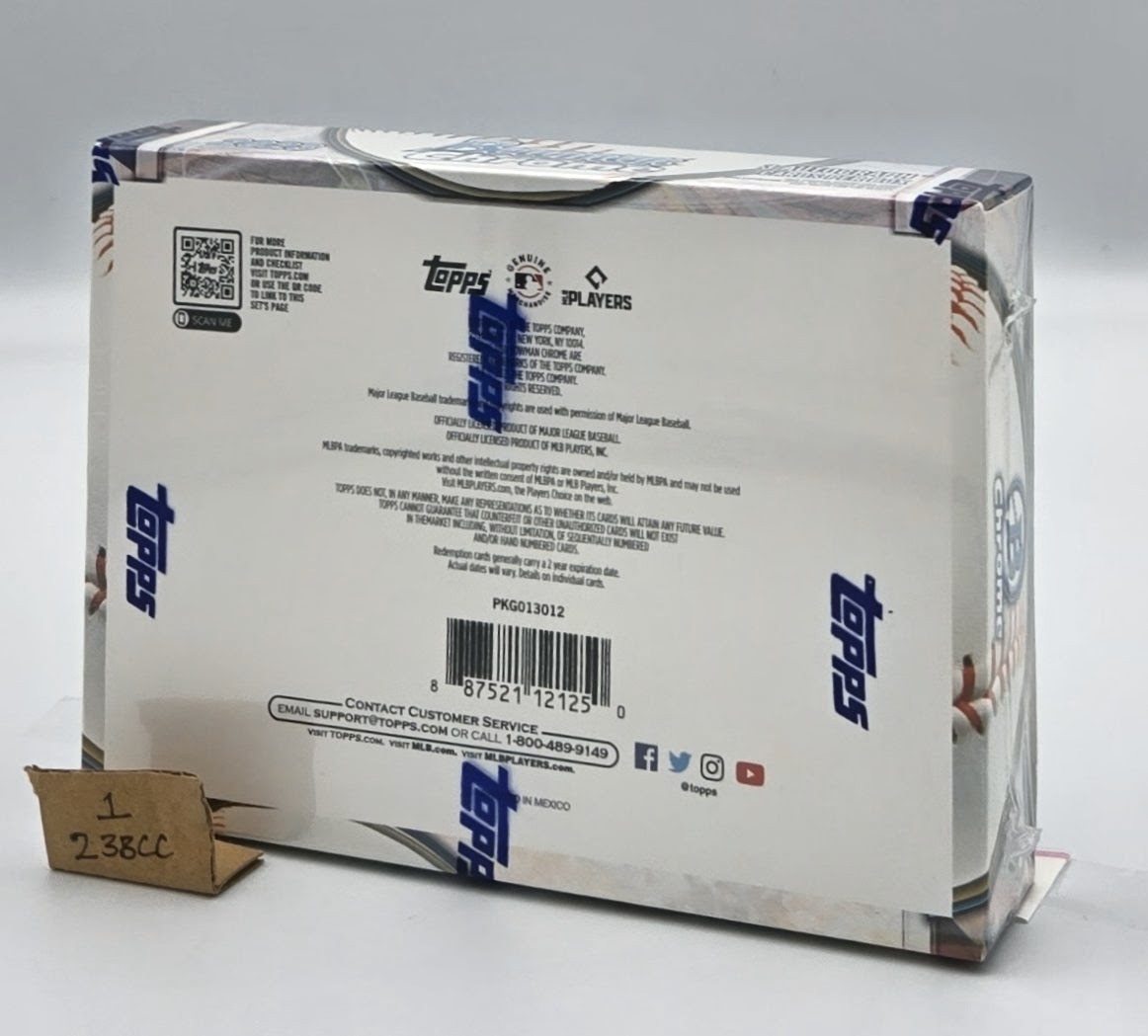 2023 Bowman Chrome Baseball HTA Choice Box Factory Sealed New 3 Autos Salas