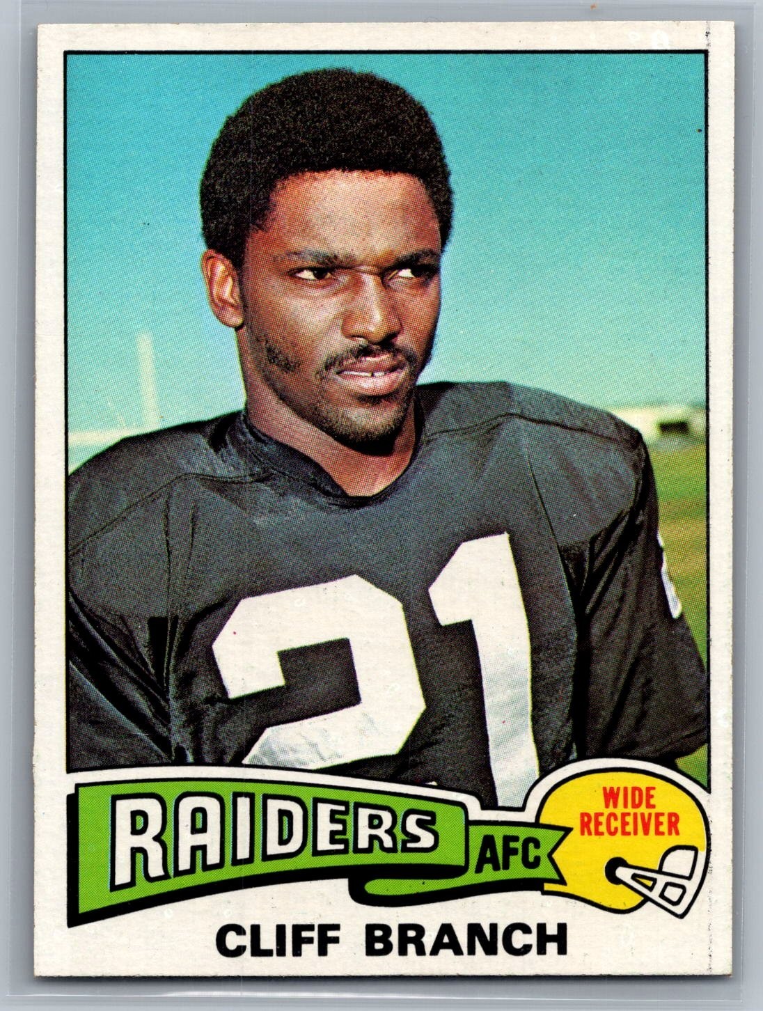 1975 Topps – Cliff Branch #524 (RC) – HOF EX+