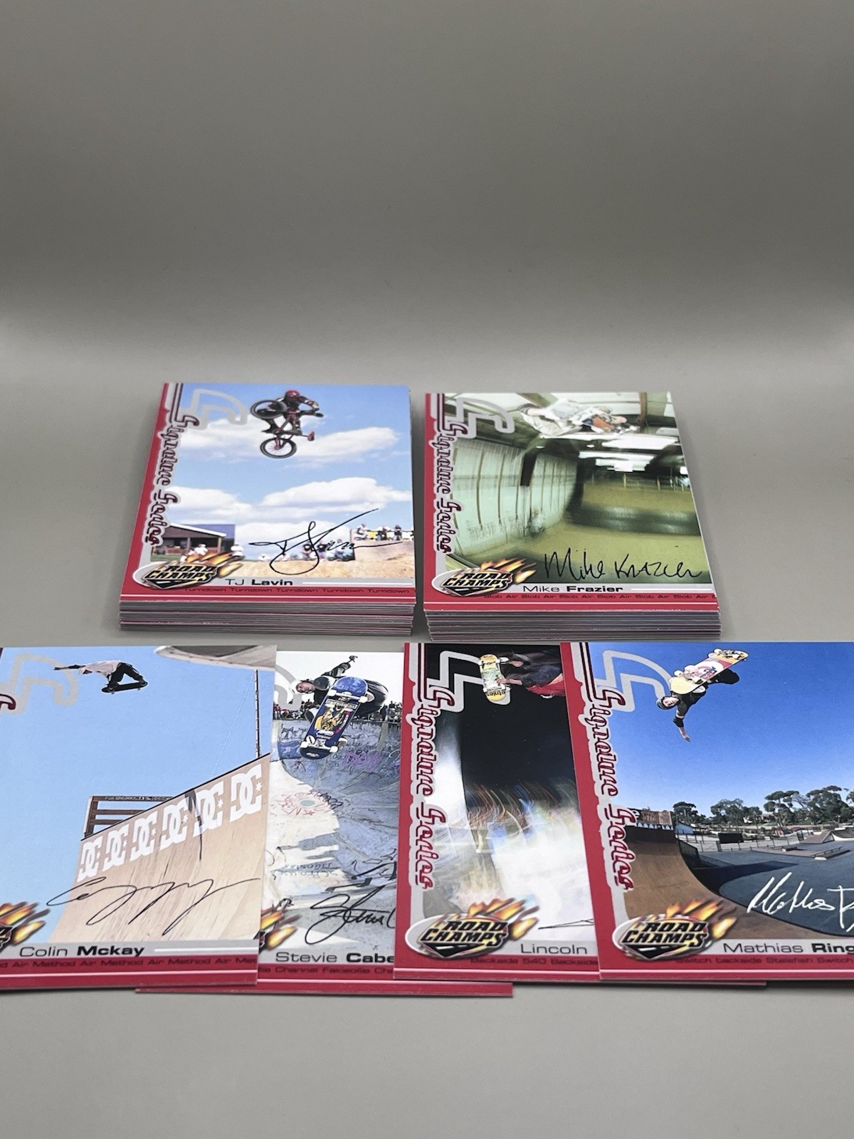 2000 Jakks Pacific Road Champs AXS – 176 Card Lot – Parallels & Inserts Included