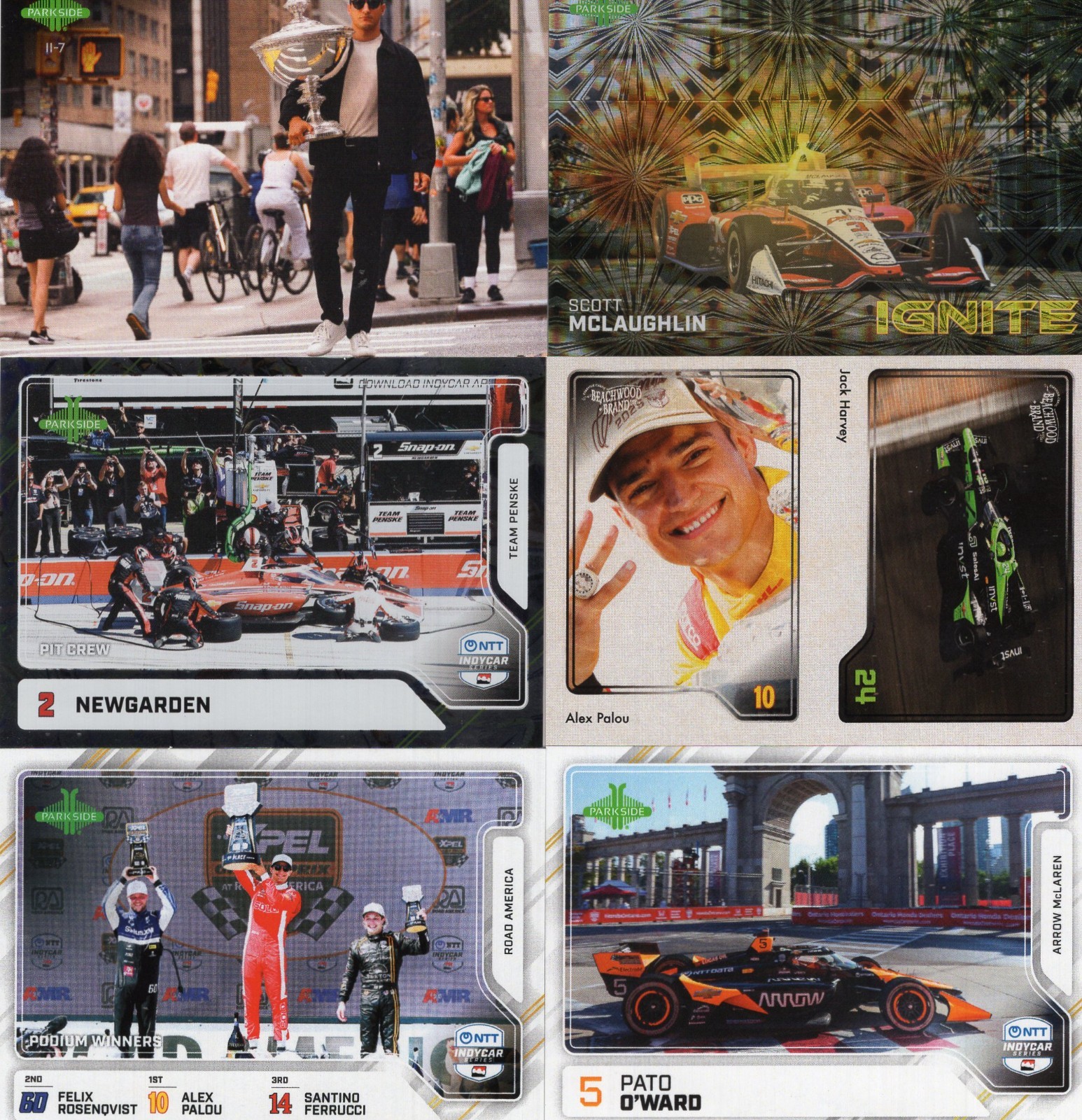 2026 Parkside Indycar NTT Collection – Base Insert & Foil Cards – You Pick!