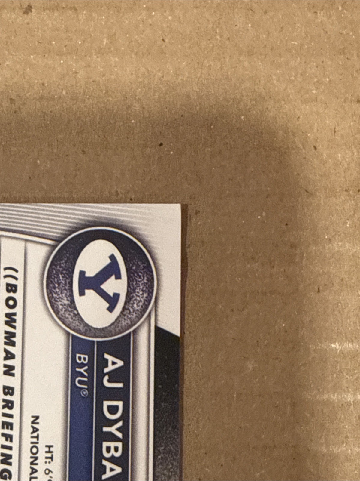 AJ Dybantsa 2025-26 Bowman Basketball Prospects #BPP-1 BYU 1st Bowman Paper