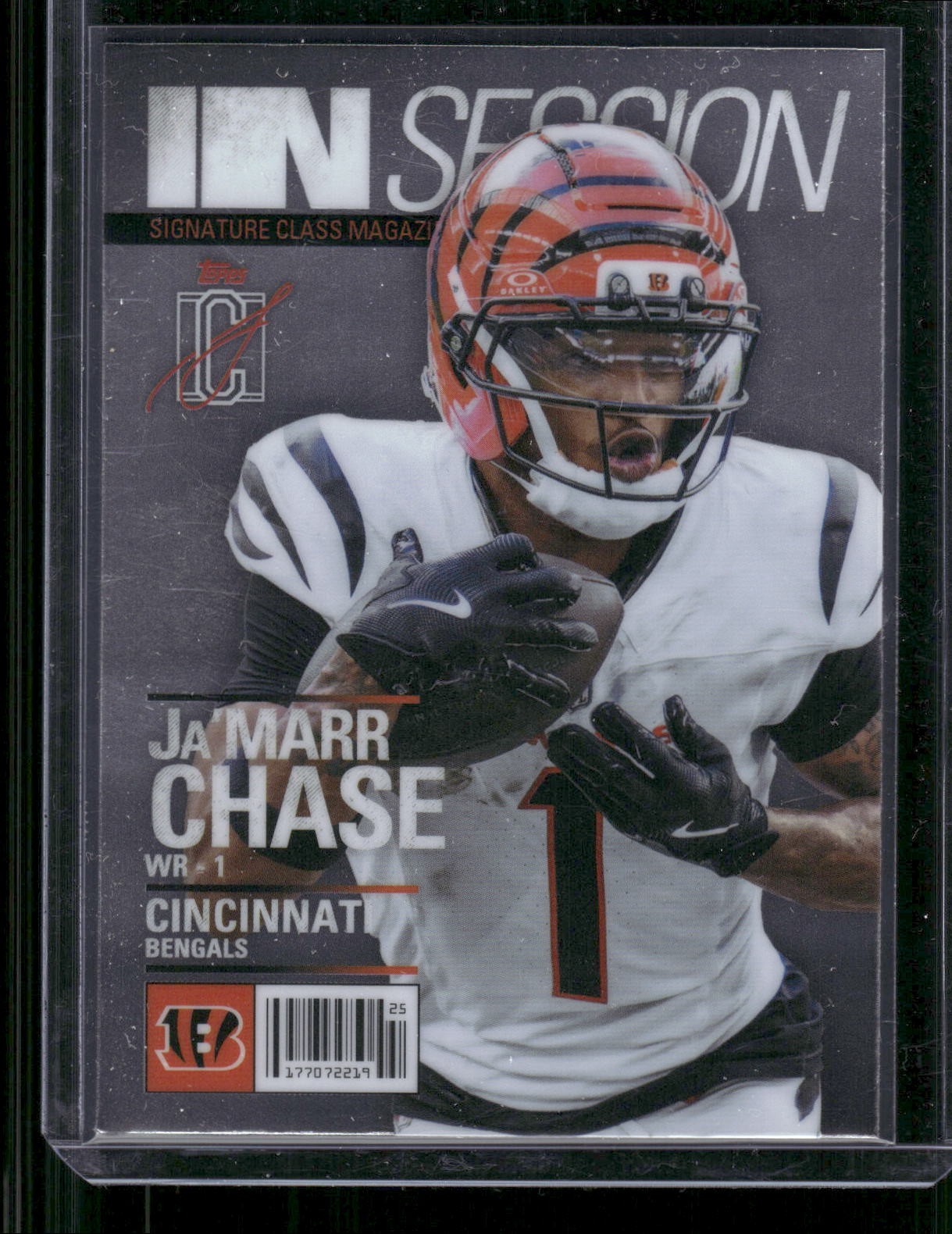 2025 Topps Signature Class #IS-5 Ja’Marr Chase In Session