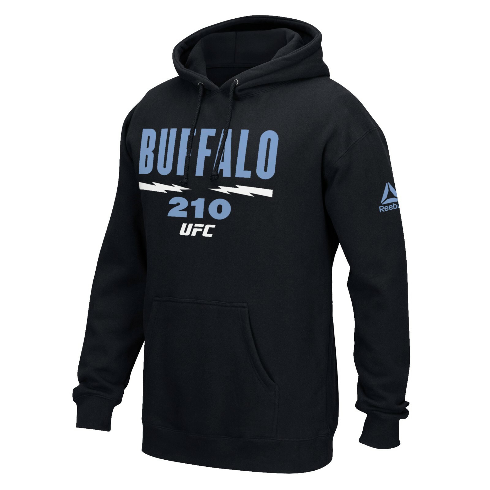 Reebok UFC Men’s Black UFC 210 Buffalo NY Event Pullover Hoodie Fleece CT6191