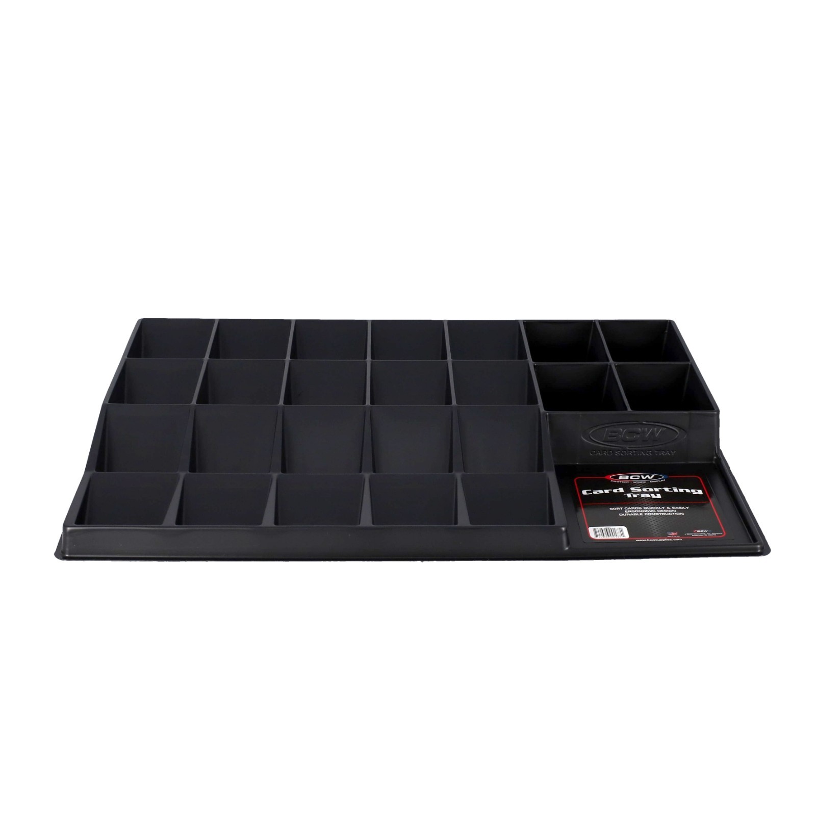 2-PACK BCW 24 Cell Black Card Sorting Tray Organizer Holder for Trading Cards