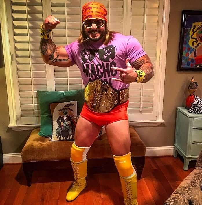 Macho Man Randy Savage Colored Costume Glasses Bandana