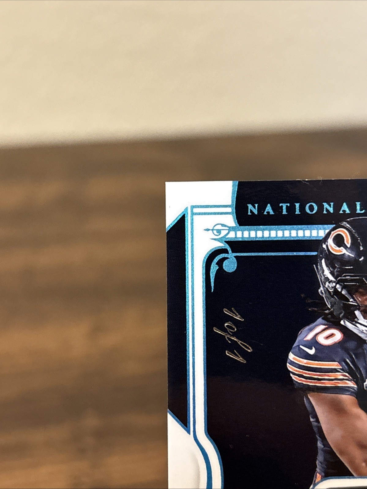 2025 Panini National Treasures Luther Burden Game Gear NFL SHIELD 1/1 RC Bears