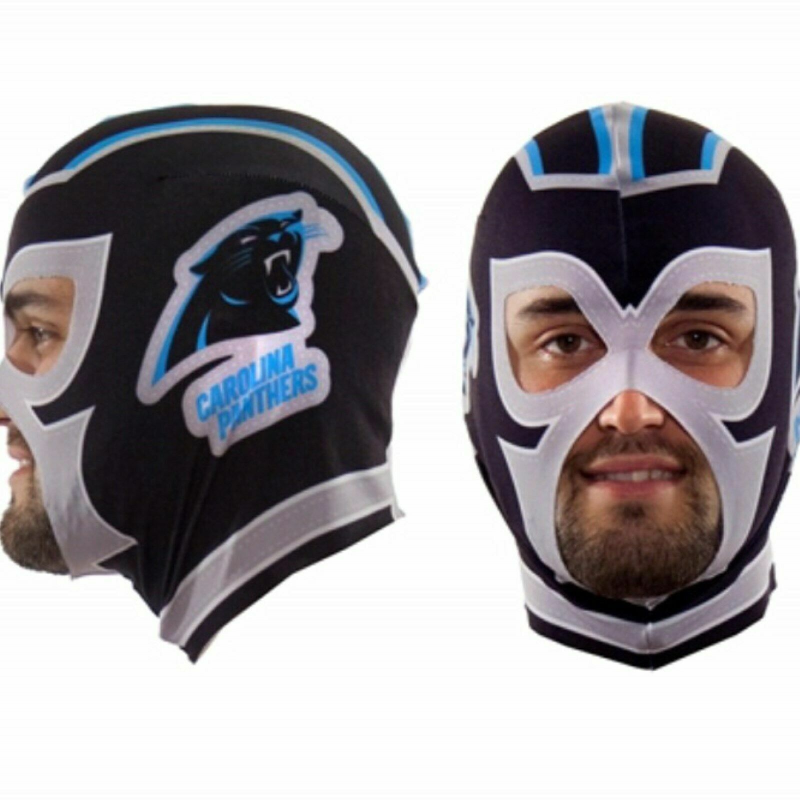 Carolina Panthers NFL Fan Mask One Size Fits Most