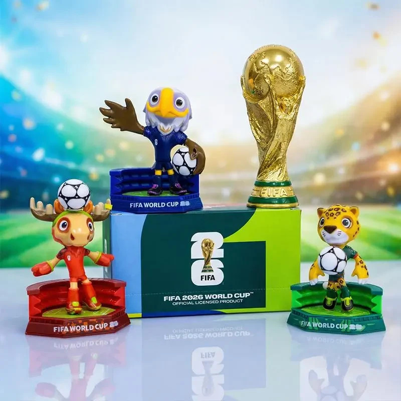 FIFA World Cup Official Licensed 2026 Mascot 3D Figure Set 6cm Type A