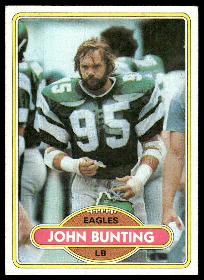 John Bunting 1980 Topps #251 Philadelphia Eagles