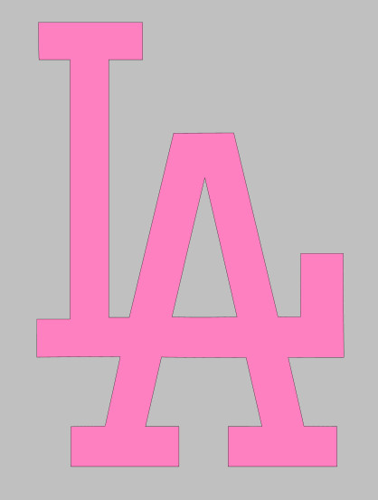 LA Dodgers Vinyl Decal Sticker – You choose color and size