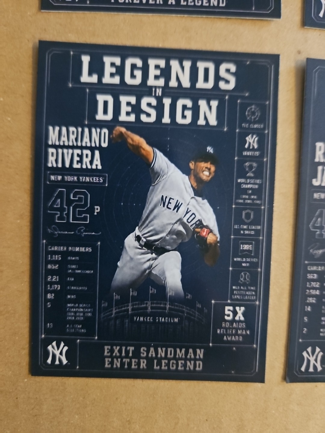 Legends In Design Custom Cards – Yankee Blueprint – 12 Cards