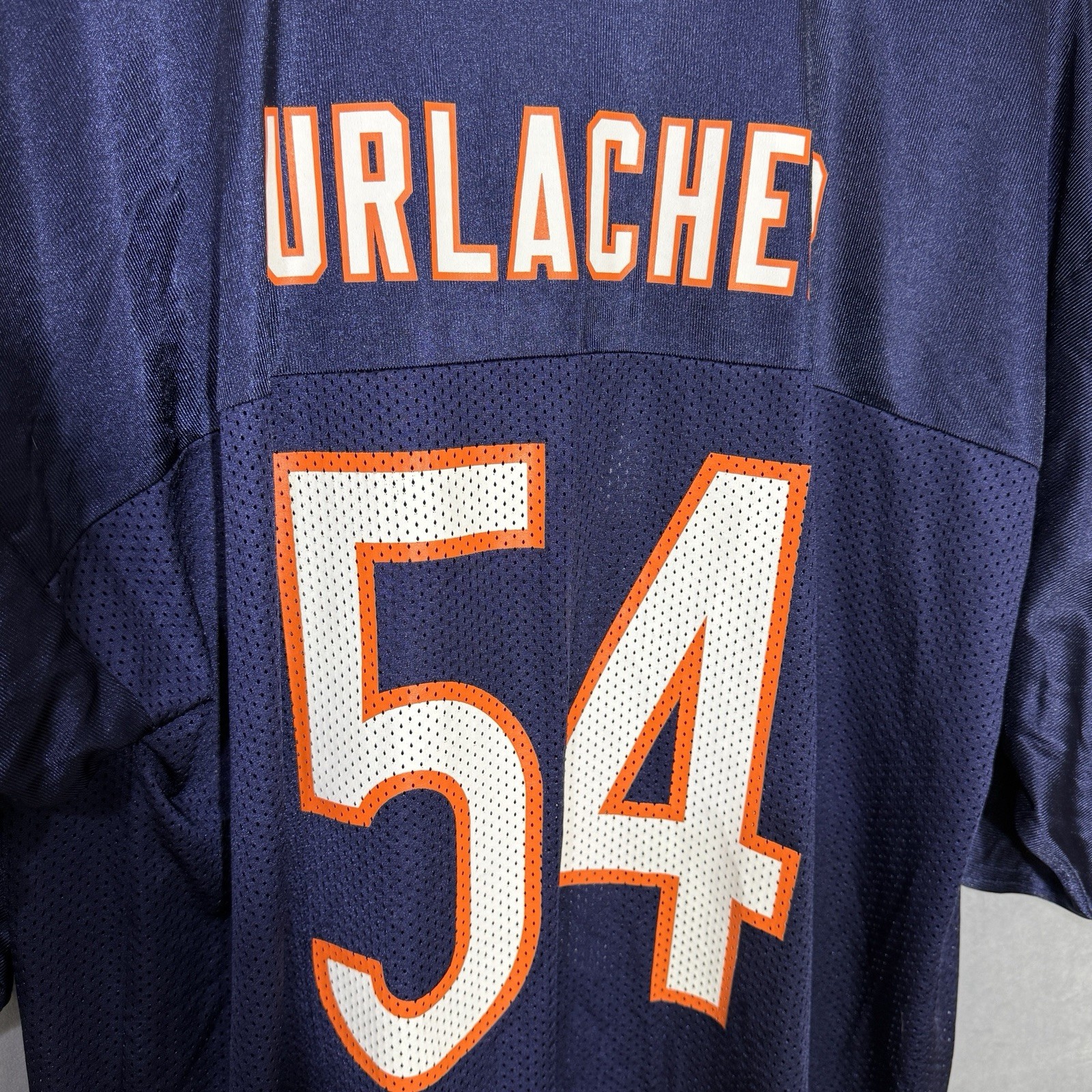 Chicago Bears Brian Urlacher Reebok Jersey Men’s XL NFL Super Bowl XLI #54 NWOT