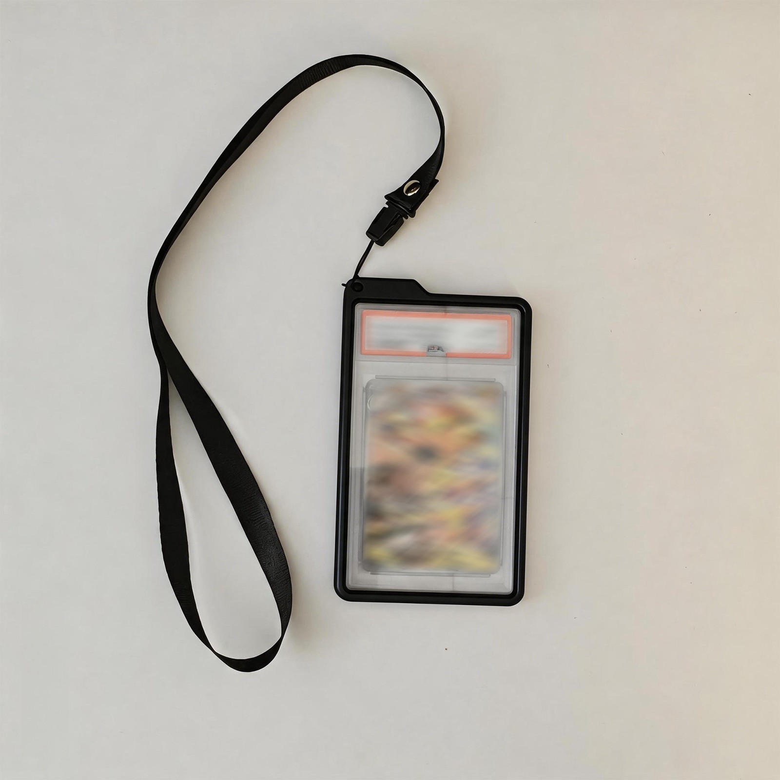 For PSA/CGC 35PT Magnetic Shockproof Graded Card Display Holder Case + Lanyard