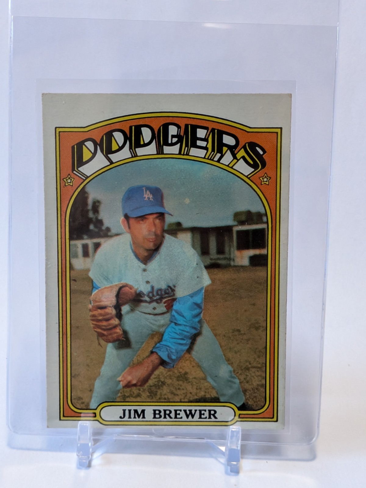 1972 Topps #151 Jim Brewer – EX – LA Dodgers – FREE SHIPPING