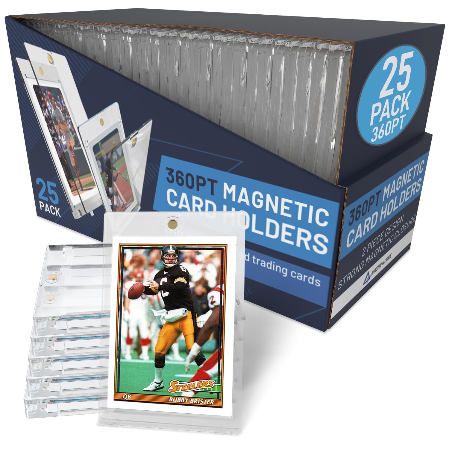 Premium 35PT – 360PT Magnetic Card Holder Case | Magnetic Trading Card Holder…