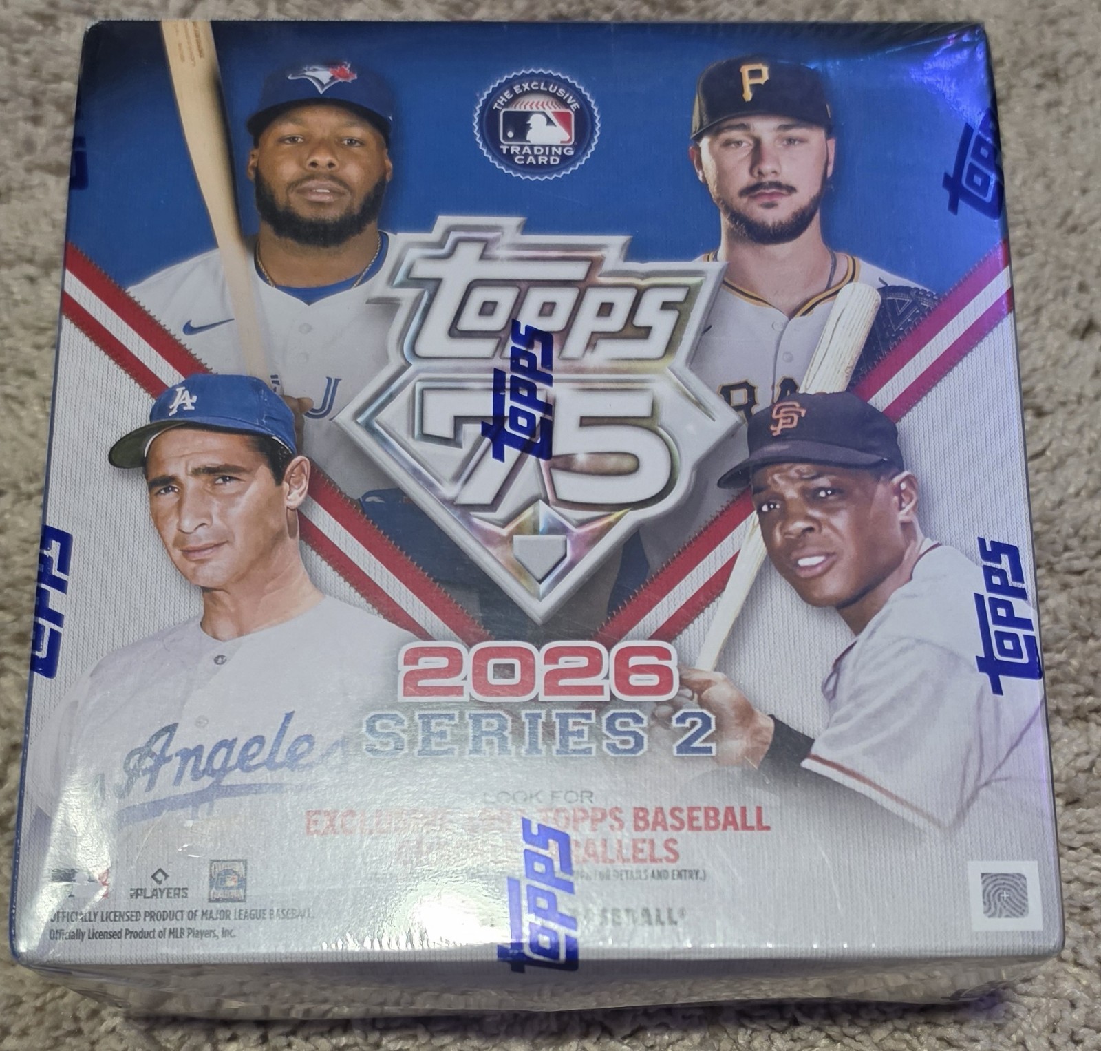 2026 Topps Series 2 Baseball MEGA BOX 196 Cards 14 Packs MLB Sealed New
