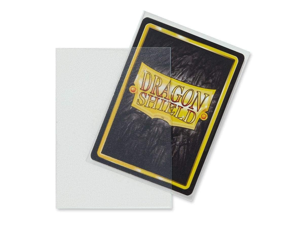 5 Packs Dragon Shield Matte Clear Standard Size 100 ct Card Sleeves Value Bundle