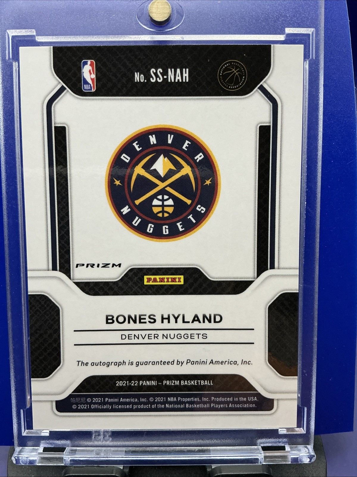 2021 Prizm BONES HYLAND Rookie Red Sensational Signatures Choice Auto RC
