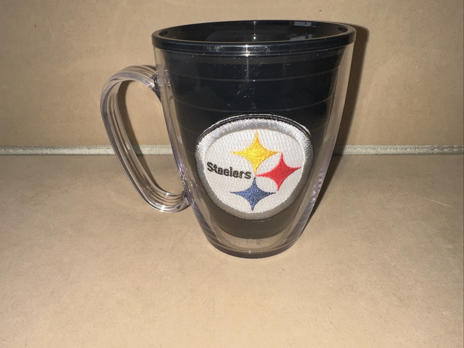 Pittsburgh Steelers Tervis Mug Black Tint Coffee Cup Football 16 Ounces Pint New