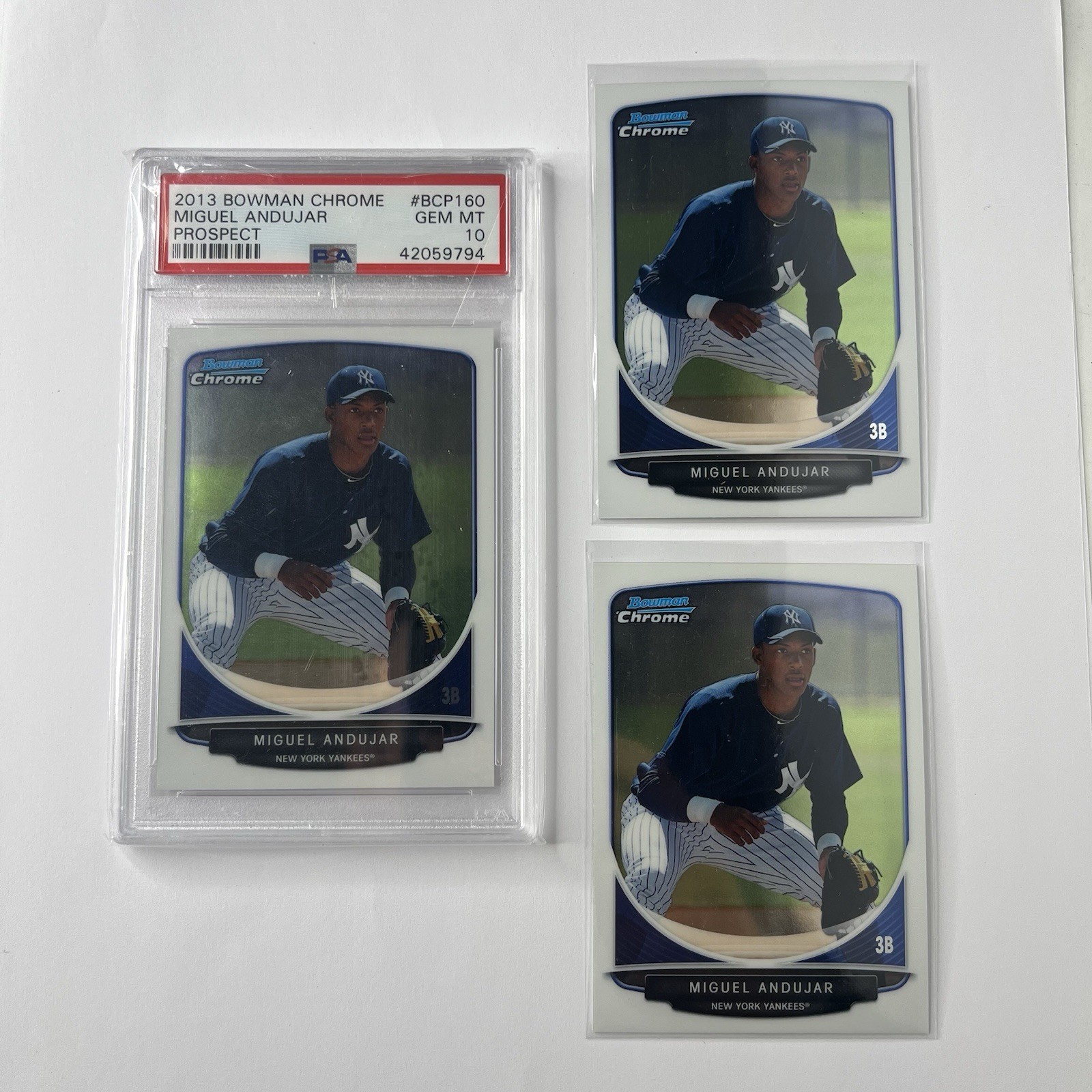 2013 Bowman Chrome Miguel Andujar PSA 10 #BCP16 Mint Rookie RC (3)