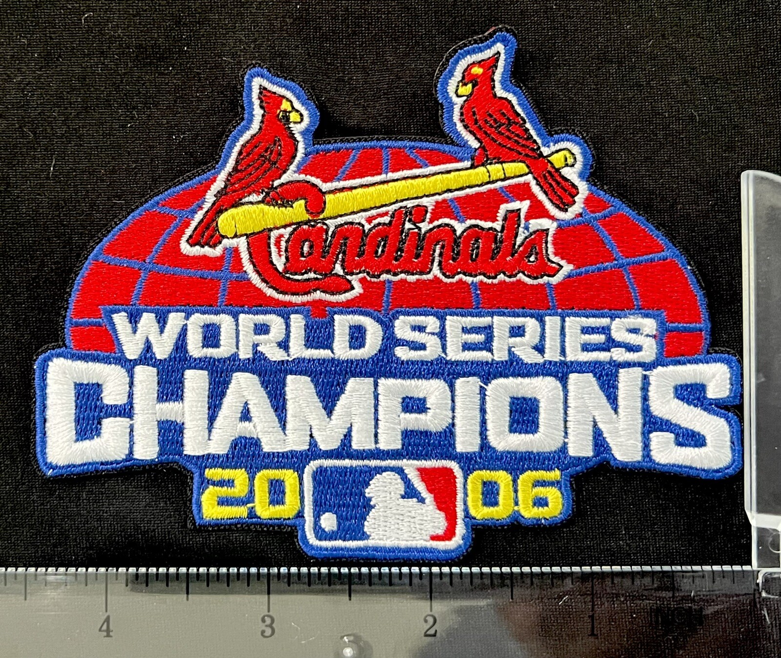 2006 St. Louis Cardinals World Series Patch 4.25in Official Sew On Iron