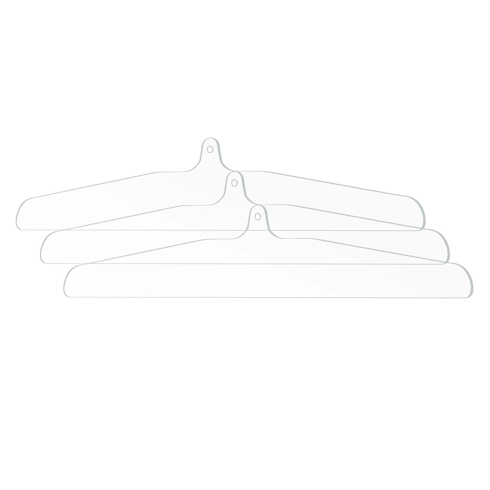 PENNZONI Clear Acrylic Hanger – Jersey Display Hanger