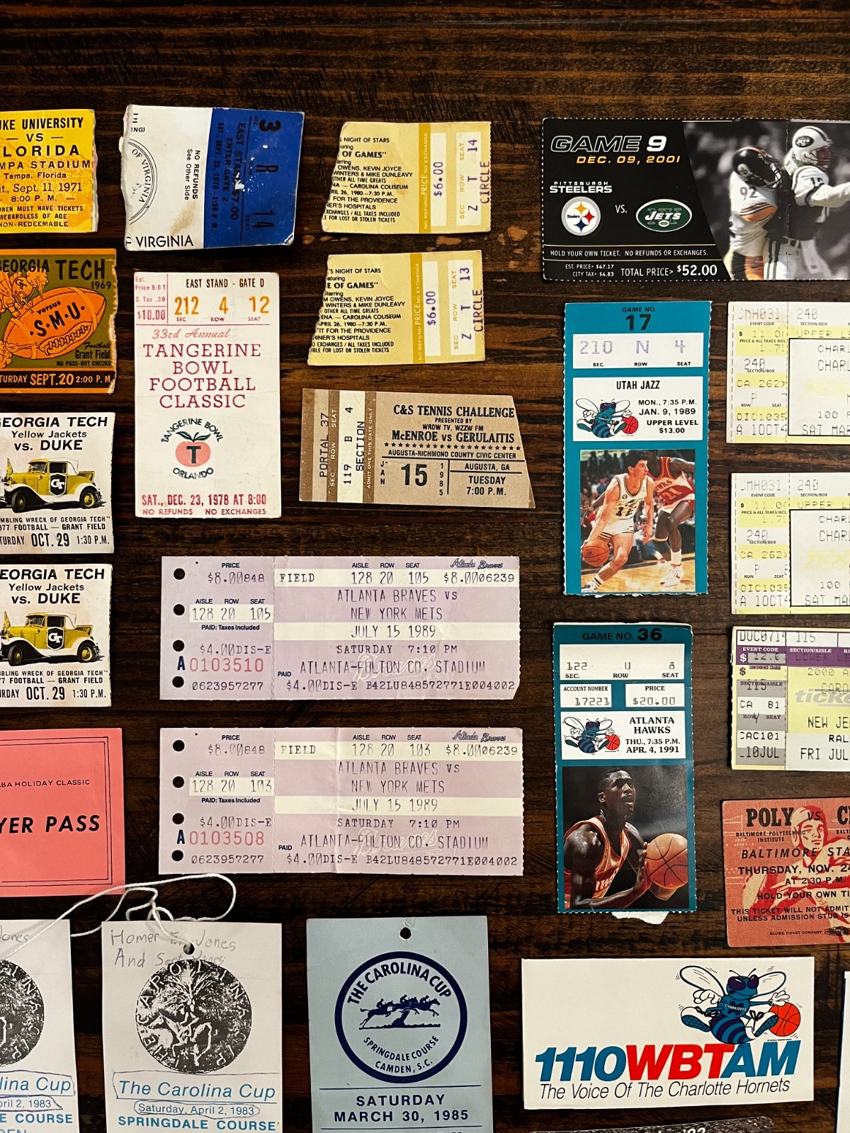 1920’s – 1990’s Sports Tickets – Stubs – Pocket Schedules MLB NFL NBA PGA CFB