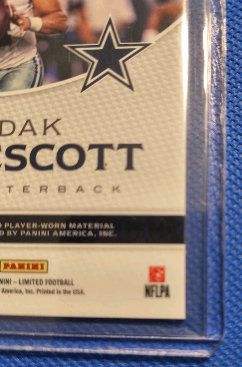 2016 Panini Limited – Star Factor Swatches Dak Prescott #37 /125 (MEM, RC)