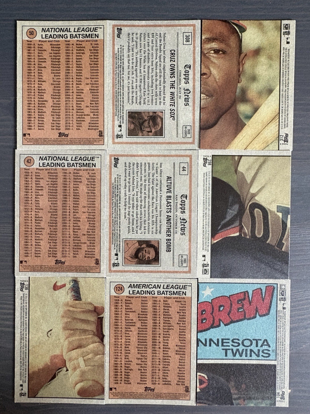 2021 Topps Heritage In Action 9 Card Star Lot Including RC *ATGCARDS*