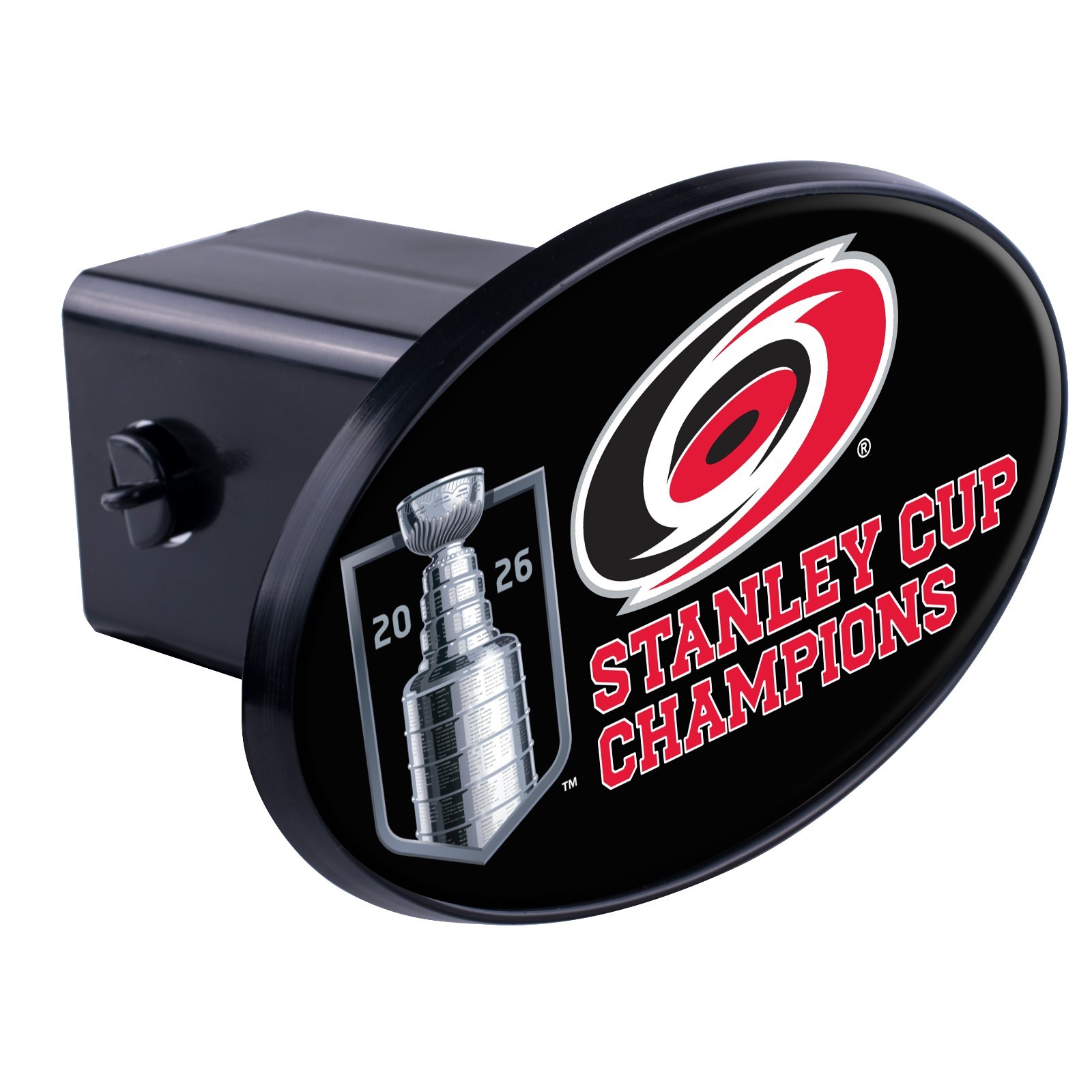 Carolina Hurricanes 2026 Stanley Cup Champs 3D Plastic Hitch Cover 2″ Receiver
