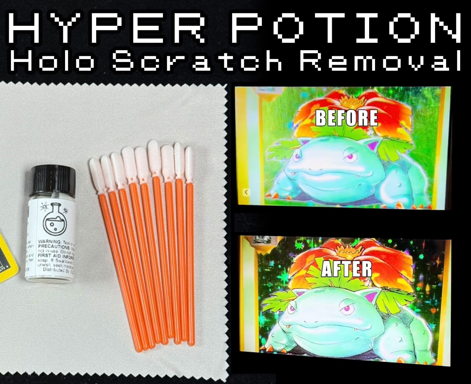 Pokemon Card Cleaning Kit – Card Polish – Card Spray – Corner Pen Tool