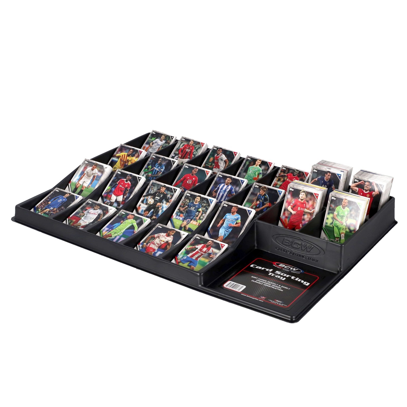 2-PACK BCW 24 Cell Black Card Sorting Tray Organizer Holder for Trading Cards