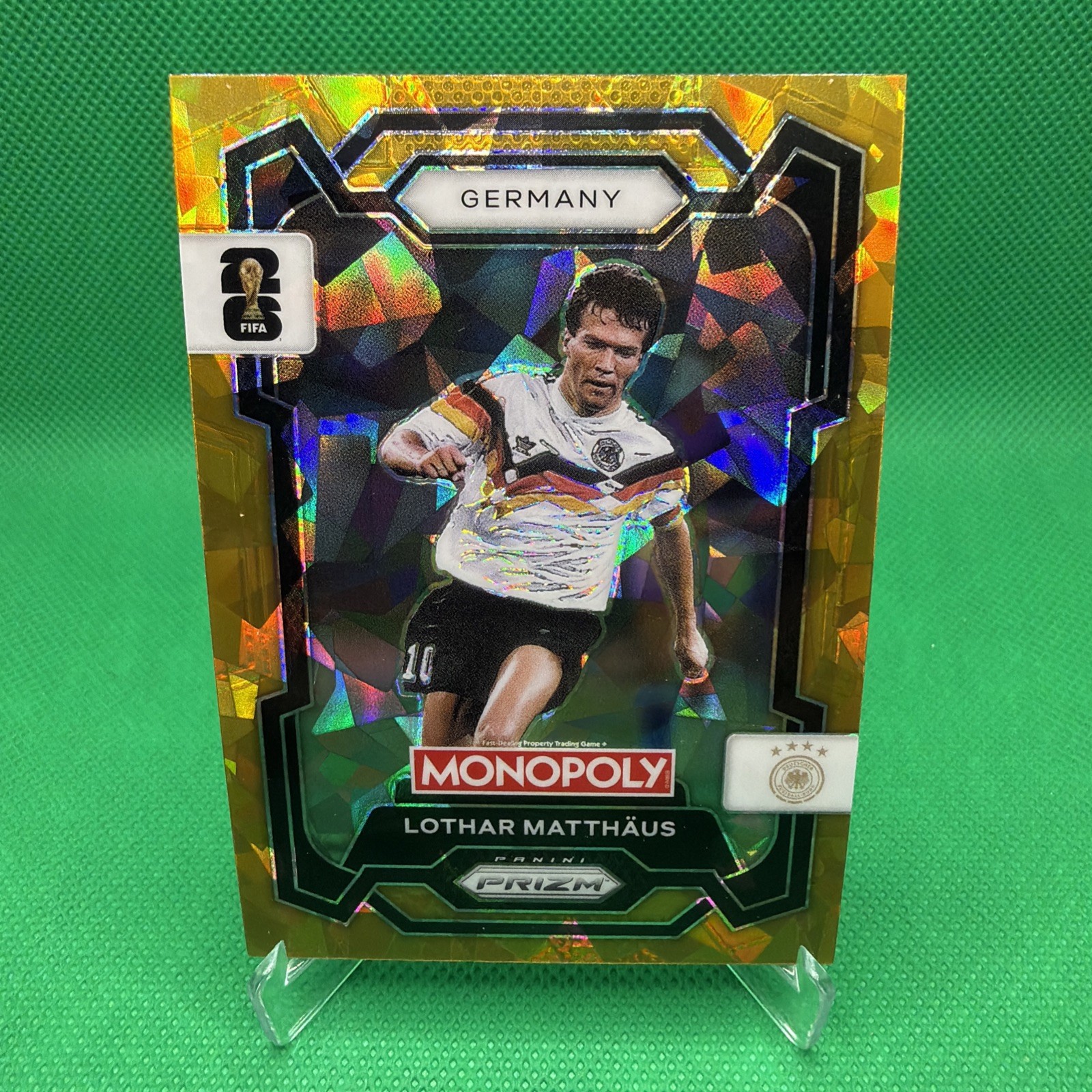 2026 Prizm Monopoly Lothar Matthaus #64 Gold Cracked Ice GERMANY