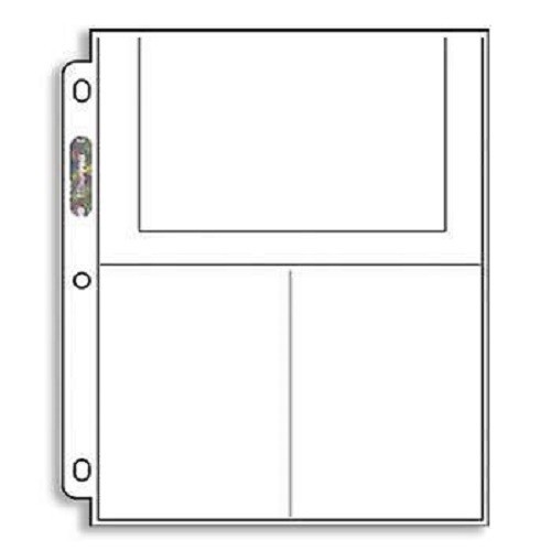 (10) Ultra Pro 4×6 Photo Postcard 3-Pocket Album Binder Pages Index Cards Prints