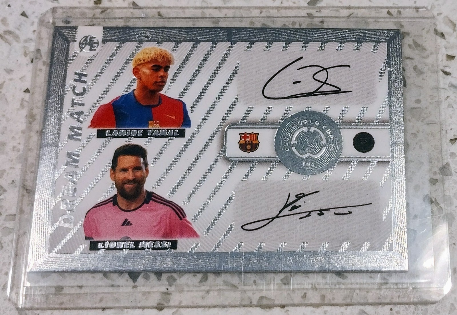 2025 FIFA CLUB WORLD CUP FE Card – LIONEL MESSI – LAMINE YAMAL Printed Auto 🔘