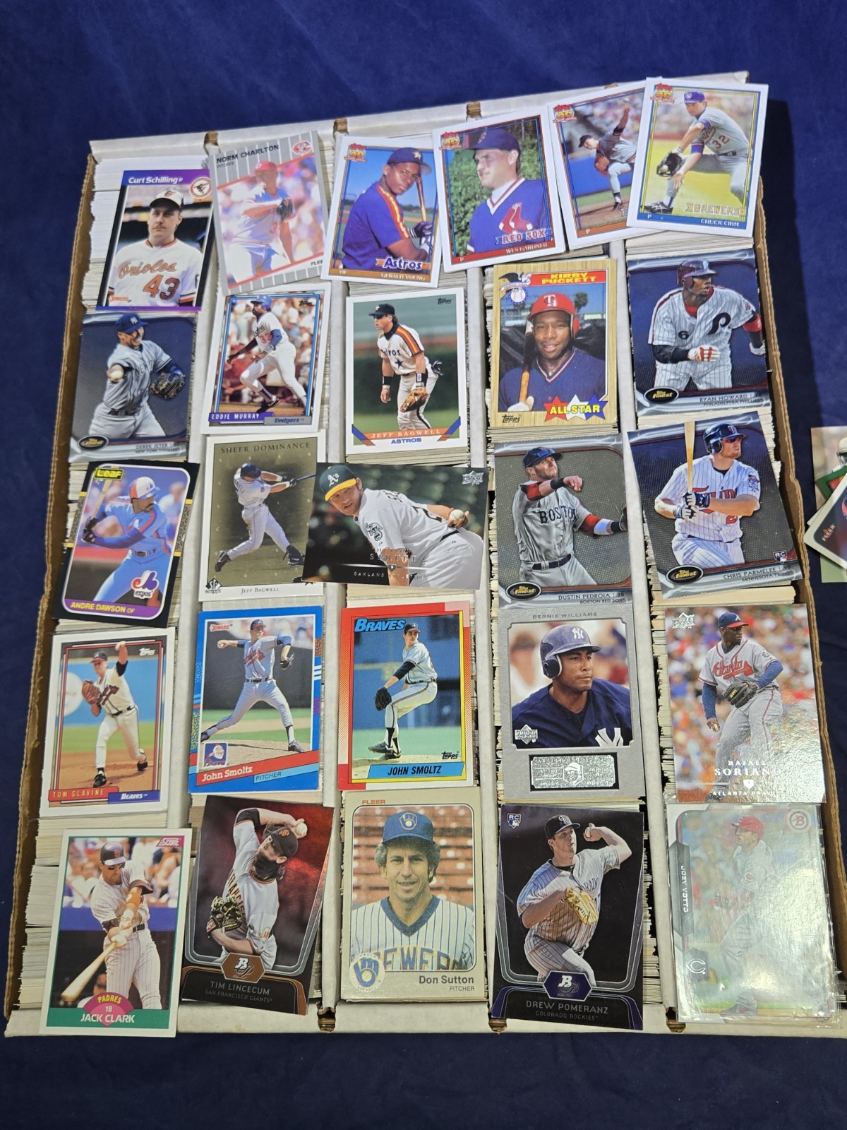 HUGE 5000+ Card Lot 23lb UNSEARCHED Estate Find! MLB NBA NFL NHL Star Co HOF