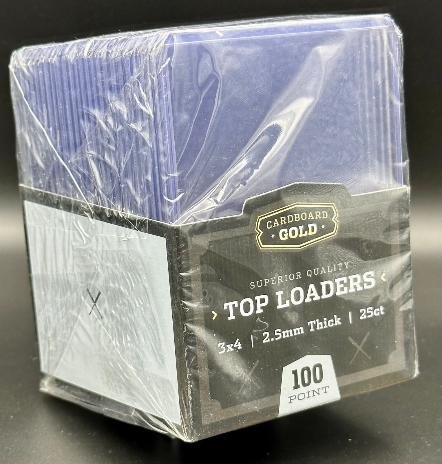 25 Ultra CBG 2.5mm 100pt Pro Top Loaders Toploaders Topload Thick Jersey Cards