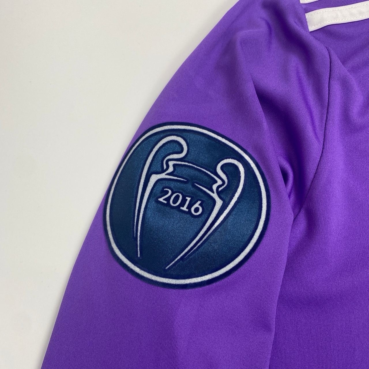 2017 Real Madrid Away Retro Jersey Ronaldo #7 Long Sleeve Final Purple Iconic
