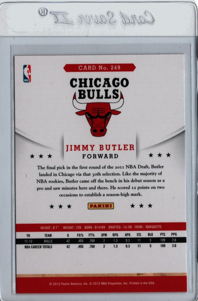 JIMMY BUTLER 2012-13 Hoops #249 RC