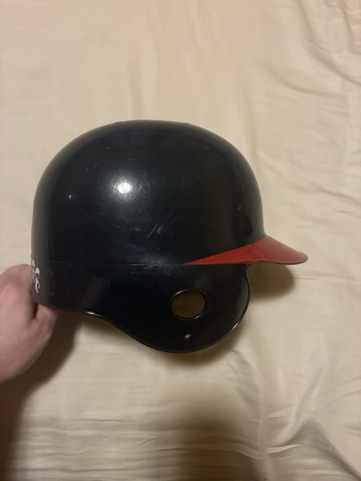 Vintage Cleveland Indians Batting Helmet ABC Double Flap Team Used Official MLB