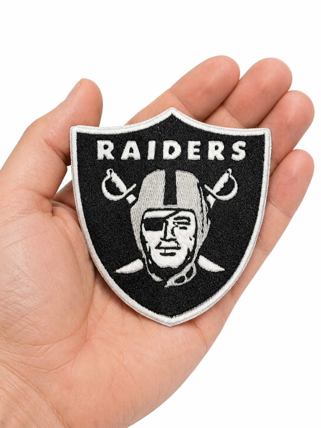 Las Vegas Raiders 3″ Iron Sew On Embroidered Patch Football Logo NFL shoulder