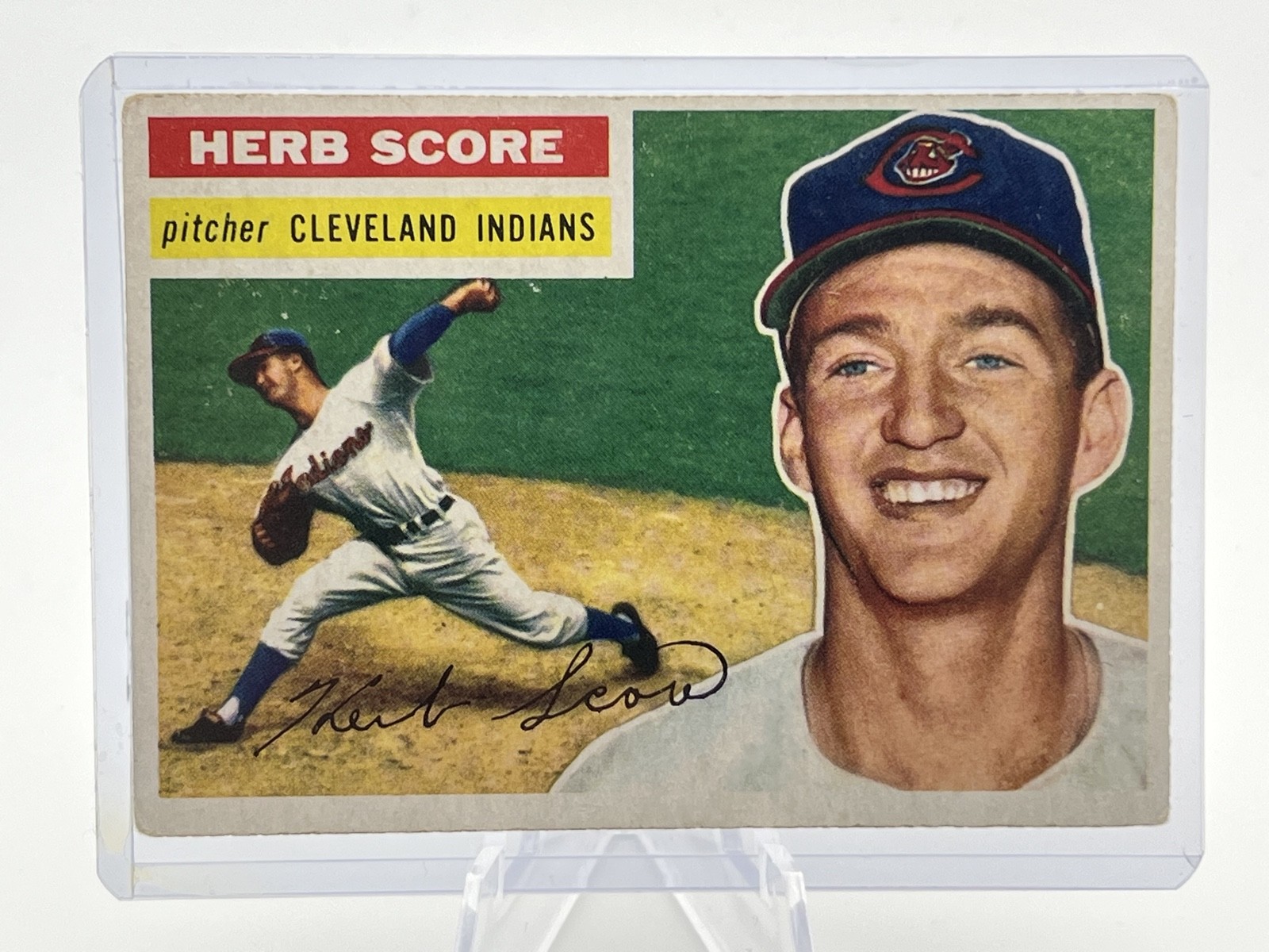 1956 Topps – Herb Score #140 Cleveland Indians